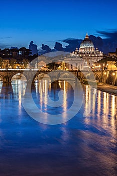 St. PeterÃ¢â¬â¢s Basilica in Rome, Italy photo